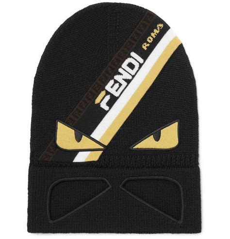 fendi bag bugs beanie hat|fendi monogram beanie.